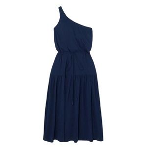 $275 NWT Apiece Apart "Maramar" Navy Midi Dress XS
